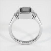 14K White Gold Men's Ring Setting Image