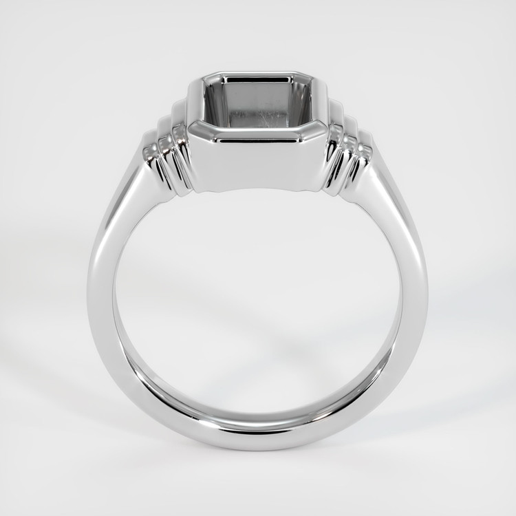 14K White Gold Men's Ring Setting