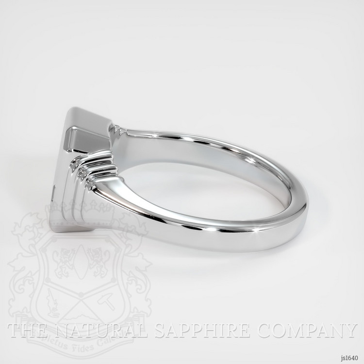 18K White Gold Men's Ring Setting