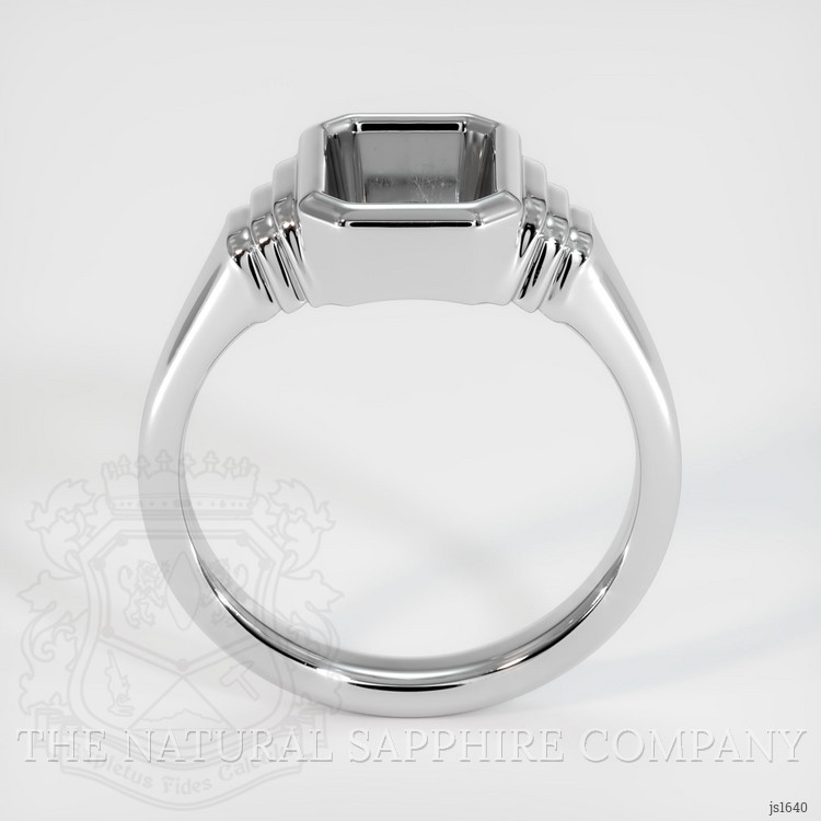 18K White Gold Men's Ring Setting