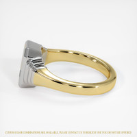 14K White & Yellow Men's Ring Setting Image