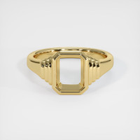 10K Yellow Gold Men's Ring Setting Image