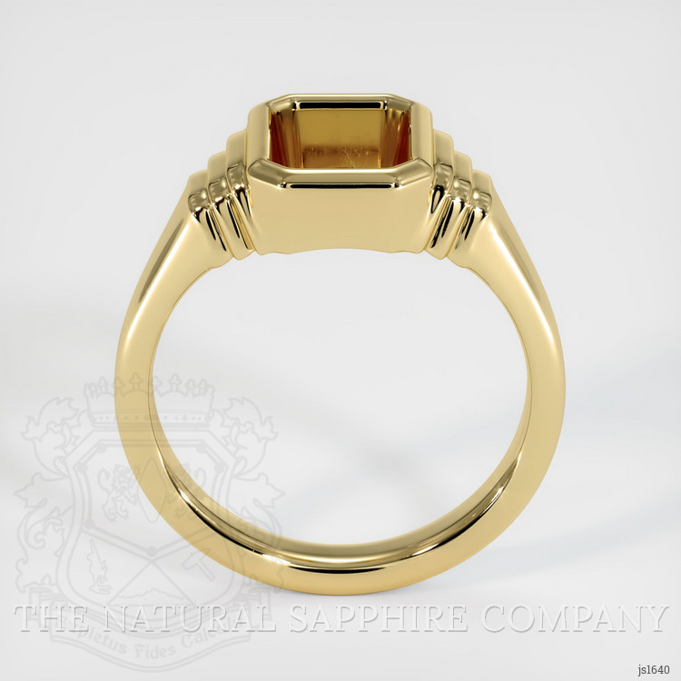 10K Yellow Gold Men's Ring Setting