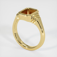 18K Yellow Gold Men's Ring Setting Video
