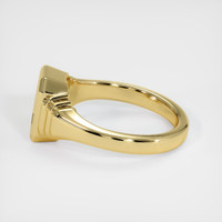 18K Yellow Gold Men's Ring Setting Image