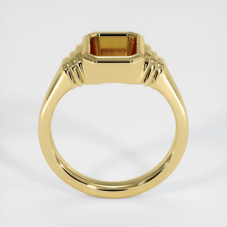 18K Yellow Gold Men's Ring Setting