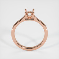 14K Rose Gold Solitaire Ring Setting Image
