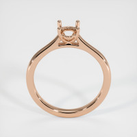 18K Rose Gold Solitaire Ring Setting Image