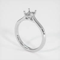 14K White Gold Solitaire Ring Setting Video