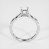 14K White Gold Solitaire Ring Setting Image