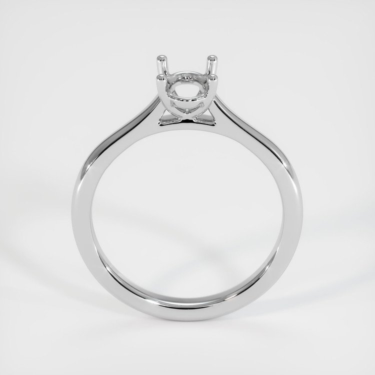18K White Gold Solitaire Ring Setting