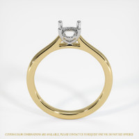 14K White & Yellow Solitaire Ring Setting Image