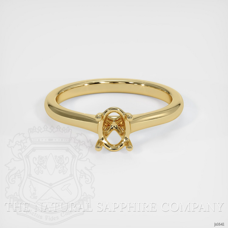 10K Yellow Gold Solitaire Ring Setting