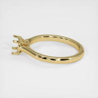 14K Yellow Gold Solitaire Ring Setting Image