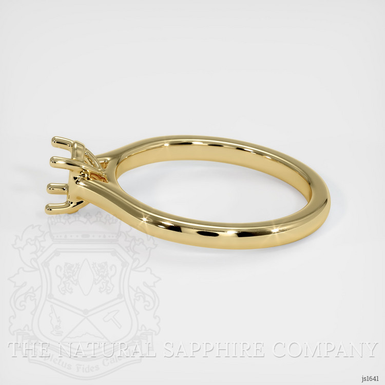 14K Yellow Gold Solitaire Ring Setting