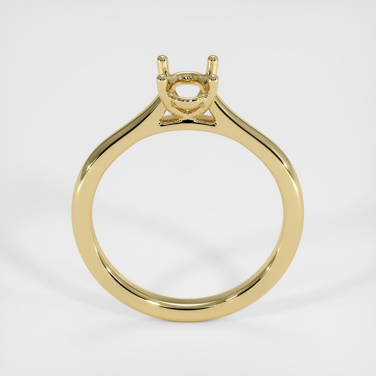 14K Yellow Gold Solitaire Ring Setting