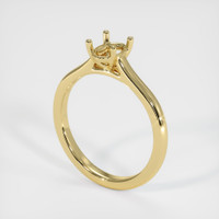 18K Yellow Gold Solitaire Ring Setting Video
