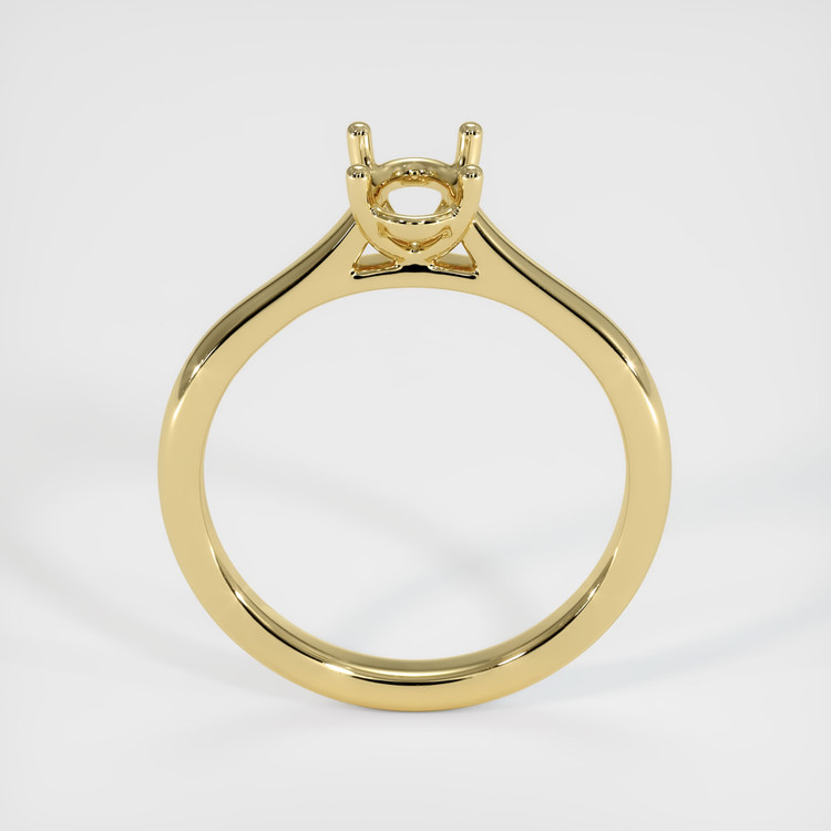 18K Yellow Gold Solitaire Ring Setting