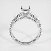 10K White Gold Pave Ring Setting Image