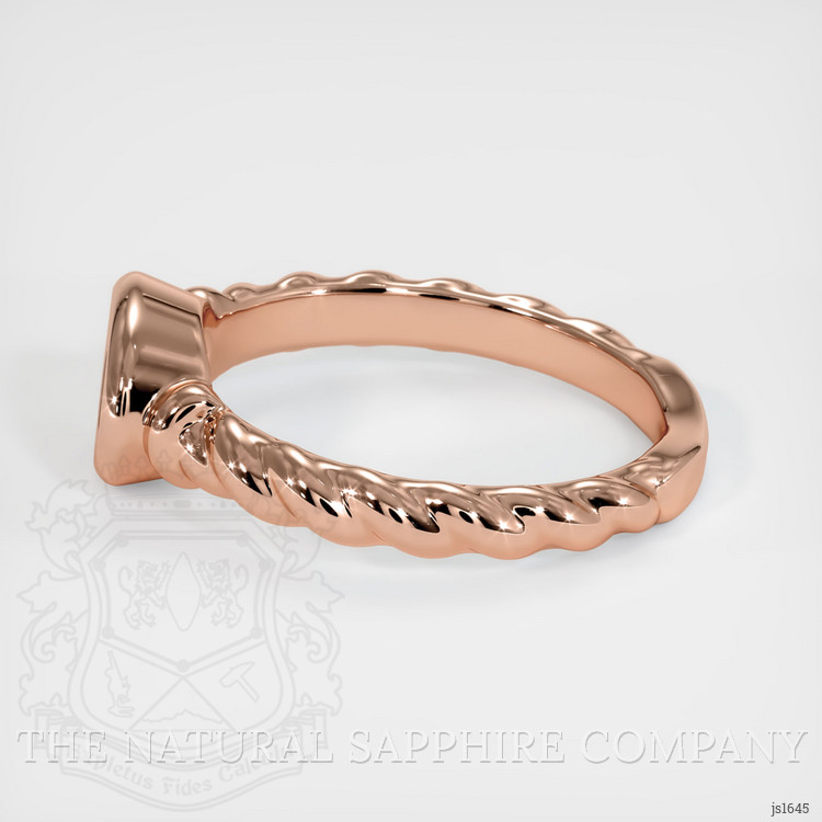 14K Rose Gold Men's Ring Setting