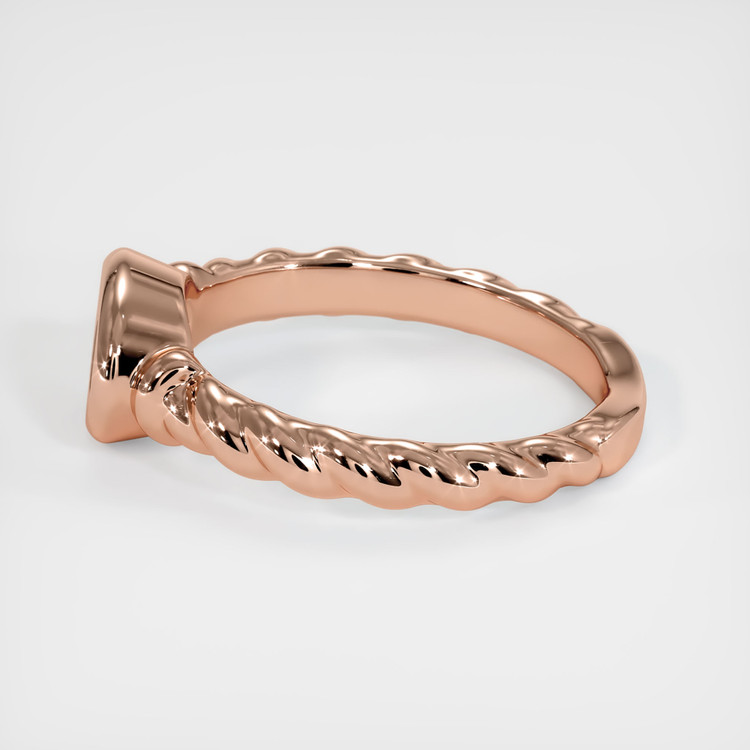 14K Rose Gold Men's Ring Setting
