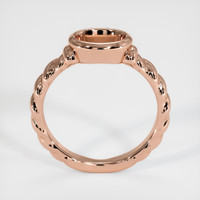14K Rose Gold Men's Ring Setting Image