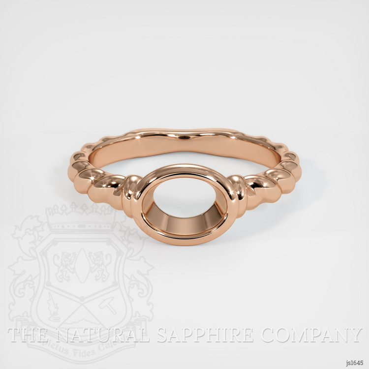 18K Rose Gold Men's Ring Setting