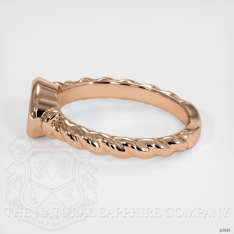 18K Rose Gold Men's Ring Setting