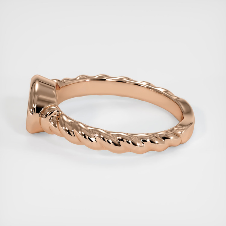 18K Rose Gold Men's Ring Setting