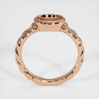 18K Rose Gold Men's Ring Setting Image