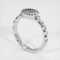14K White Gold Men's Ring Setting Video