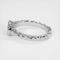 14K White Gold Men's Ring Setting Image