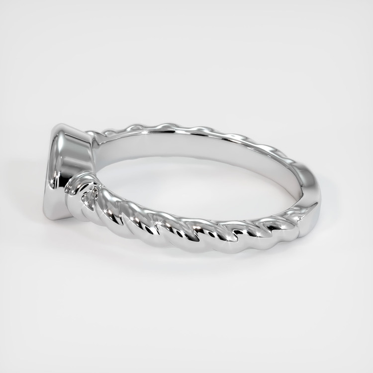 14K White Gold Men's Ring Setting