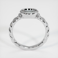 14K White Gold Men's Ring Setting Image