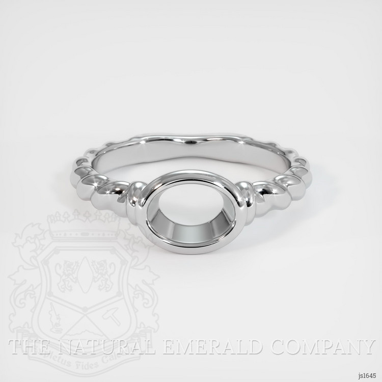 18K White Gold Men's Ring Setting