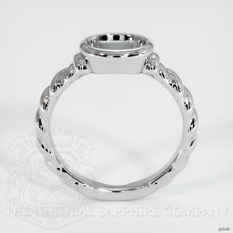 18K White Gold Men's Ring Setting