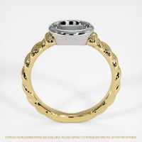 18K White & Yellow Men's Ring Setting Image