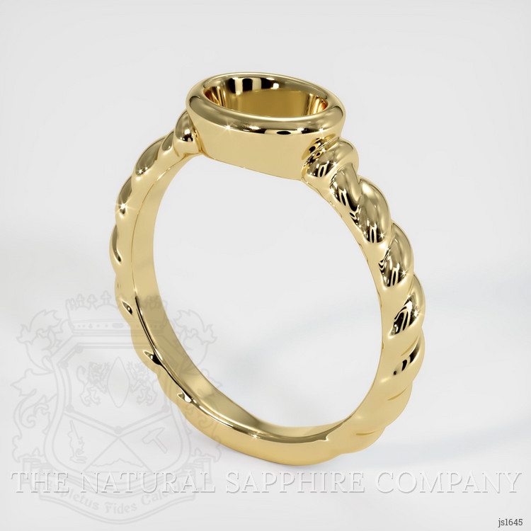10K Yellow Gold Men's Ring Setting
