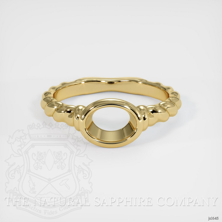 10K Yellow Gold Men's Ring Setting