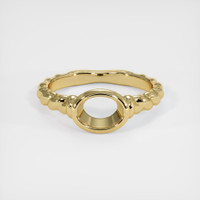14K Yellow Gold Men's Ring Setting Image