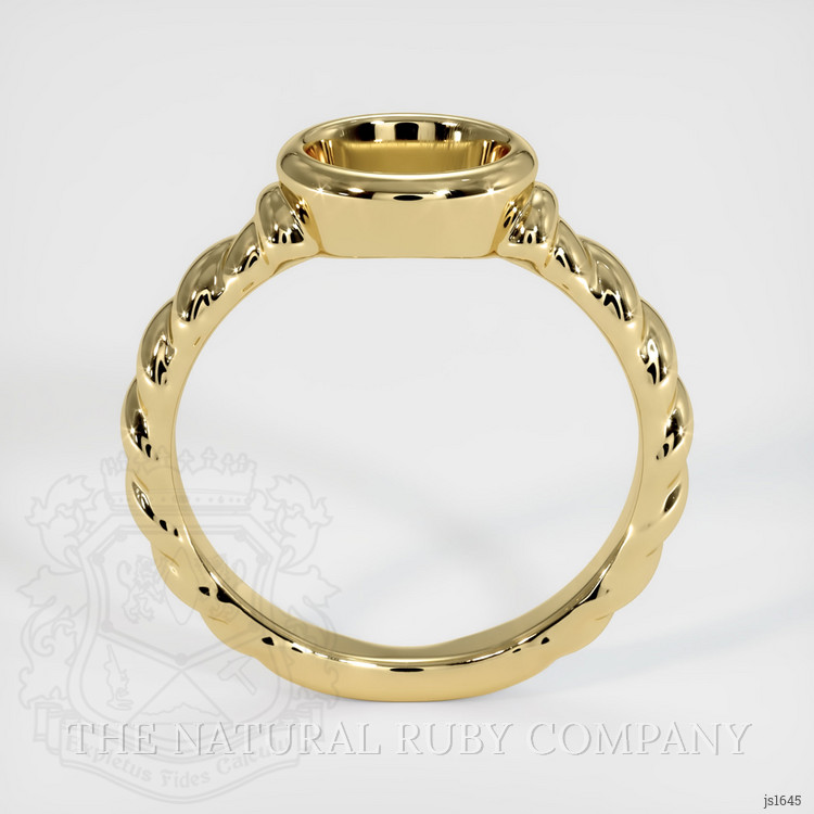 14K Yellow Gold Men's Ring Setting