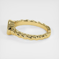18K Yellow Gold Men's Ring Setting Image
