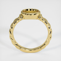 18K Yellow Gold Men's Ring Setting Image