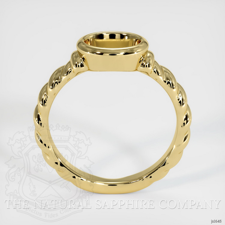 18K Yellow Gold Men's Ring Setting