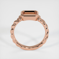 14K Rose Gold Men's Ring Setting Image