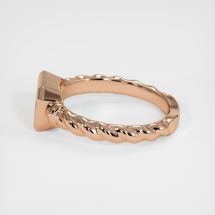 18K Rose Gold Men's Ring Setting