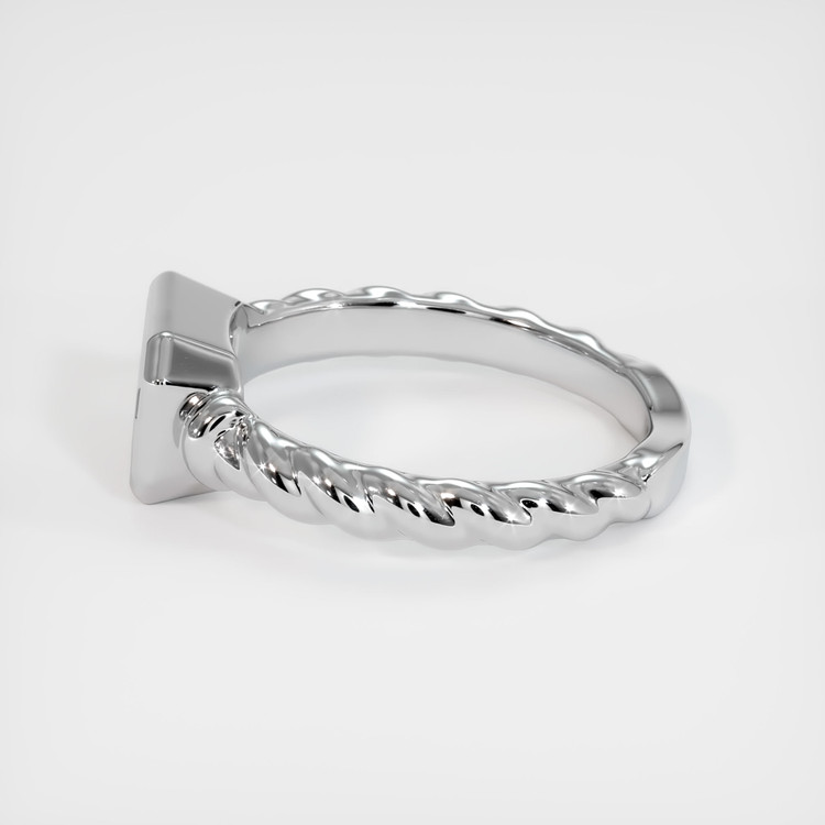 10K White Gold Men's Ring Setting
