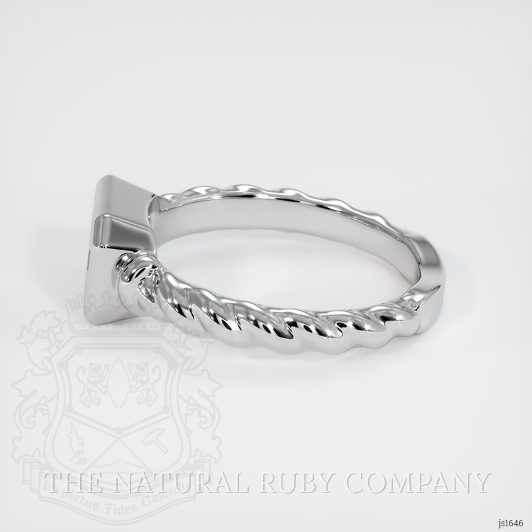 10K White Gold Men's Ring Setting