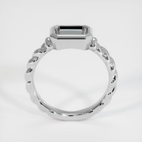 14K White Gold Men's Ring Setting Image