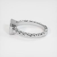 18K White Gold Men's Ring Setting Image